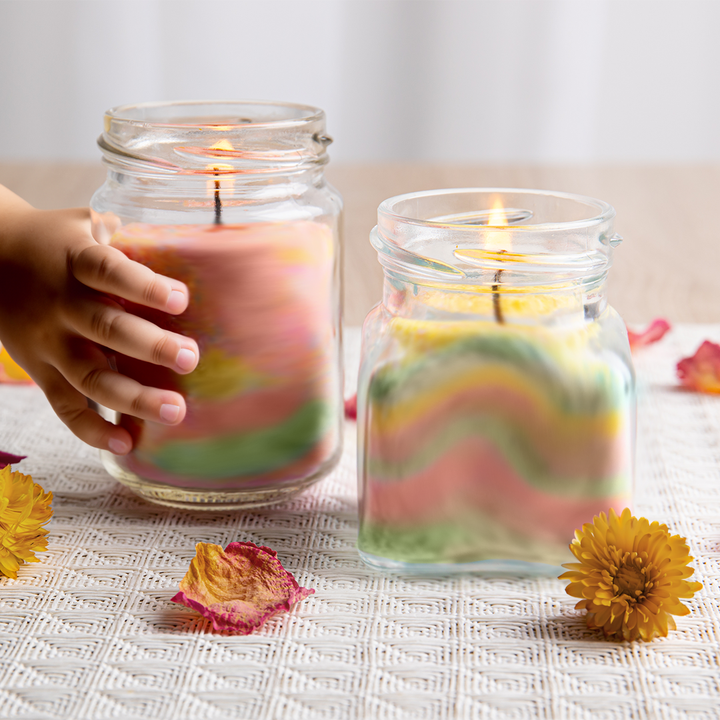 Recette de Bougie colorée