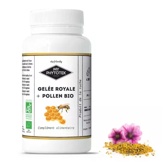 Gelée royale + pollen bio